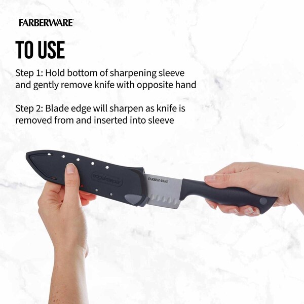 Lifetime Lifetime Brands Farberware 5 in. L Stainless Steel Santoku Knife 2 pc - 5301751