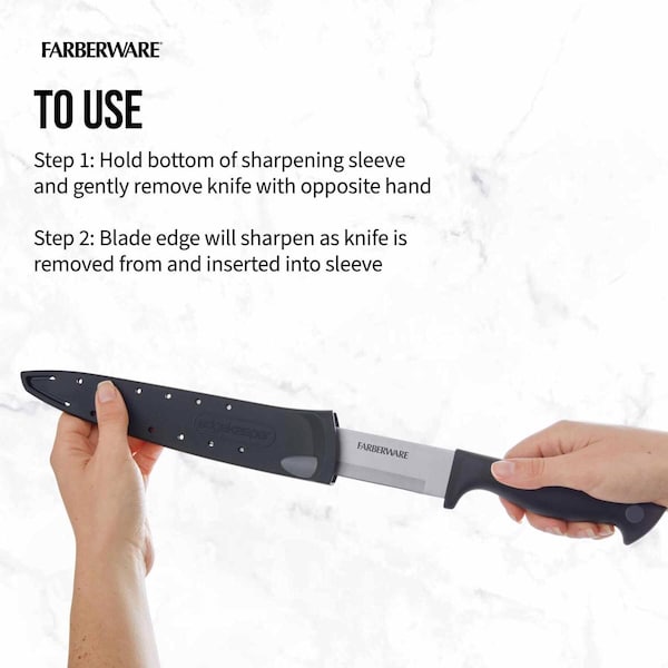 Lifetime Farberware Edgekeeper 8 in. L Stainless Steel Slicer Knife 2 pc - 5301747