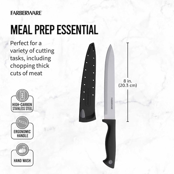 Lifetime Farberware Edgekeeper 8 in. L Stainless Steel Slicer Knife 2 pc - 5301747