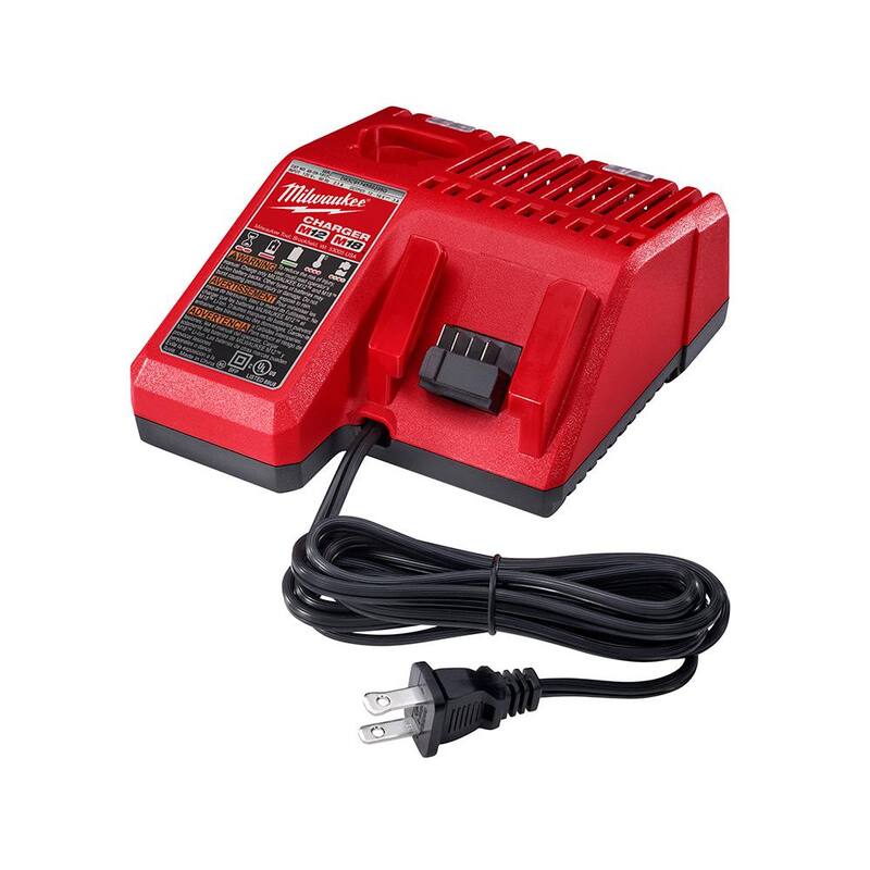 Cargador de batería multi-voltaje de 12V/18V de iones de litio Milwaukee M12 y M18 - 48-59-1812