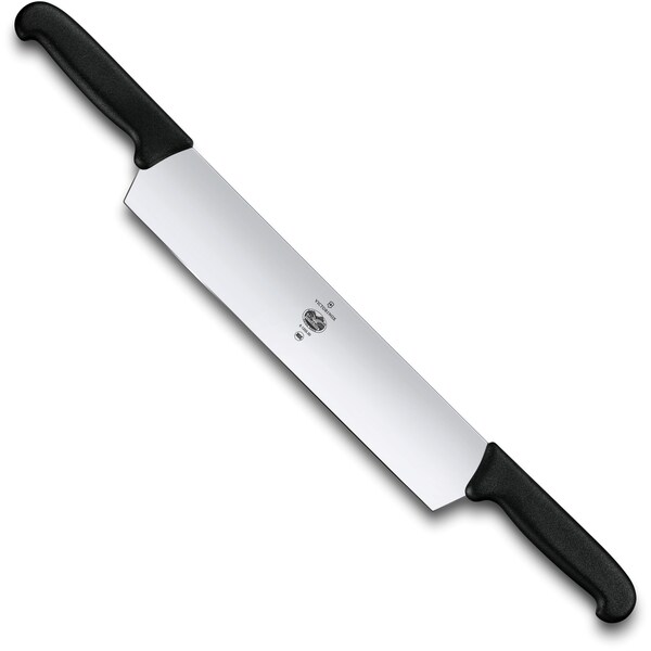 Swiss Army Brands 2023 Victorinox 40194 Kitchen Black Cheese, 12In Blade, Double-Handled - VIC-6.1203.30