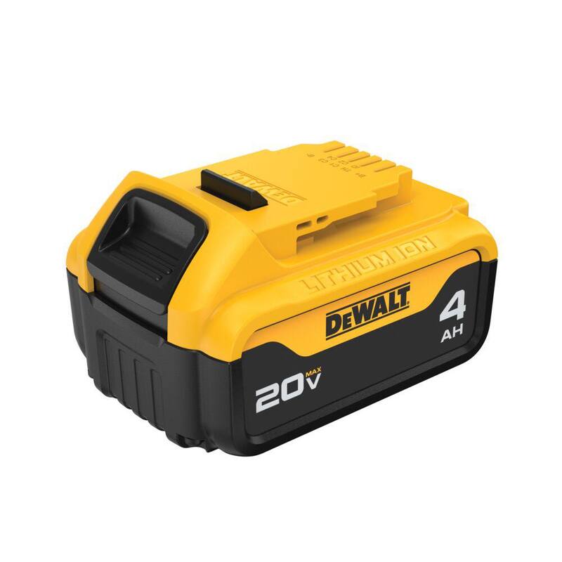 Batería compacta de iones de litio DEWALT 20V MAX 2.0Ah (paquete de 2) y Batería de iones de litio DEWALT 20V MAX 4.0Ah (paquete de 2) - DCB324-4