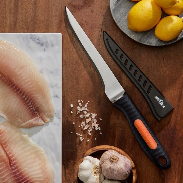 Mr. Bar-B-Q Griller's Trimming Knife, Comfort Grip Handle, 13 in OAL - 40018Y