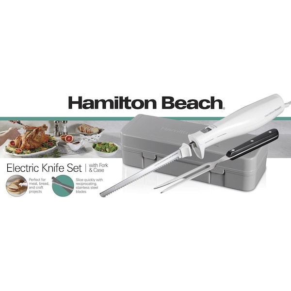 Hamilton Beach Hamilton Beach Stainless Steel 8 in. L Electric Knife - 74251