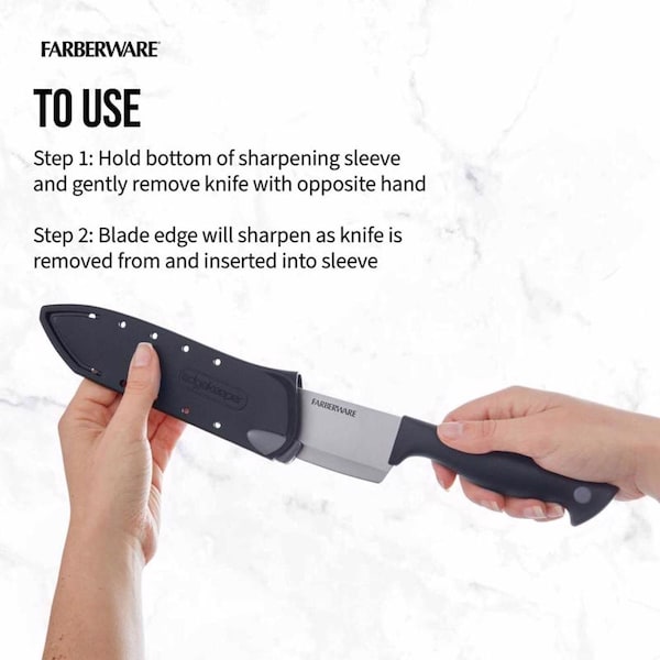 Lifetime Lifetime Brands Farberware 6 in. L Stainless Steel Chef's Knife 2 pc - 5301750