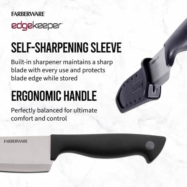 Lifetime Lifetime Brands Farberware 6 in. L Stainless Steel Chef's Knife 2 pc - 5301750