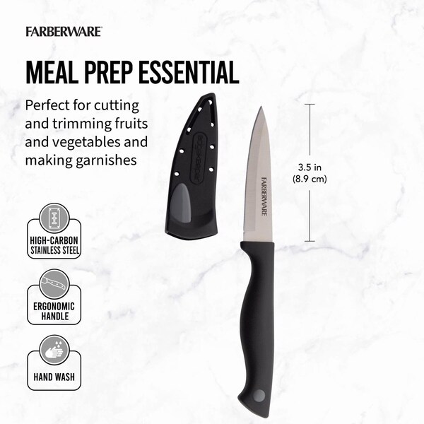 Lifetime Lifetime Brands Farberware 3.5 in. L Stainless Steel Paring Knife 2 pc - 5301753