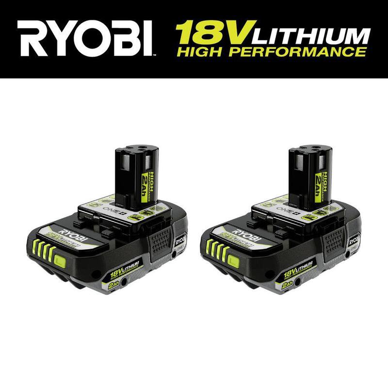 Batería Compacta de Alto Rendimiento de Iones de Litio de 18V ONE+ de RYOBI (2-Pack) - PBP2003