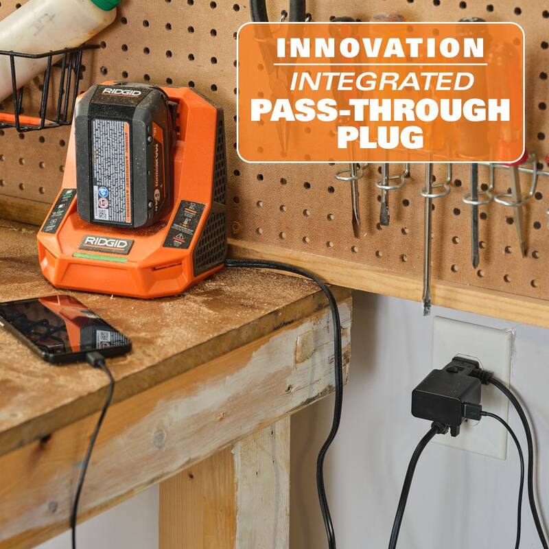 Kit de inicio RIDGID 18V 4.0 Ah MAX Output con Cargador Rápido - AC9840