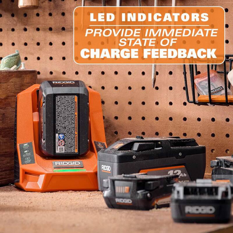 Kit de inicio RIDGID 18V 4.0 Ah MAX Output con Cargador Rápido - AC9840