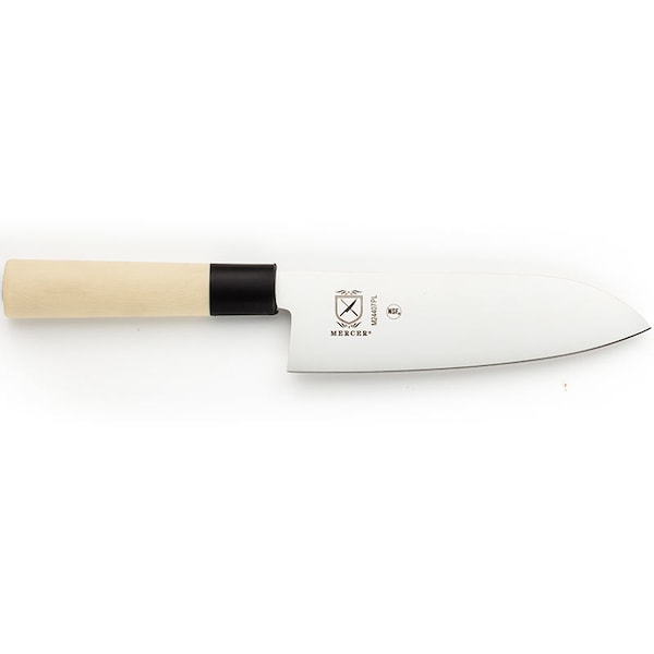Mercer Cutlery Santoku Knife, Santoprene Hndl, 7"/16.5cm - M24407PL