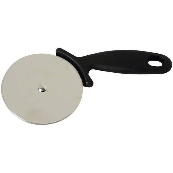 Chef Craft Pizza Cutter, Stainless Steel Blade, Black Handle, Dishwasher Safe: Yes - 21370