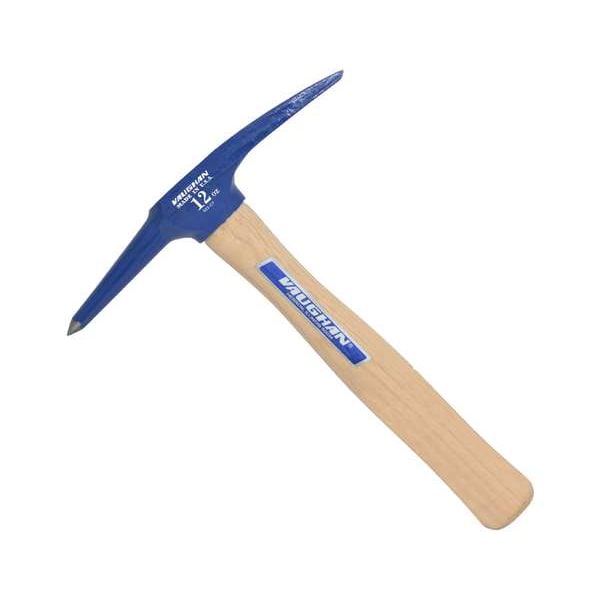 Vaughan 12 oz. Welding Chipping Hammer, 1 1/4 in L Blade, 13 1/4 in L Hickory Handle - WC12