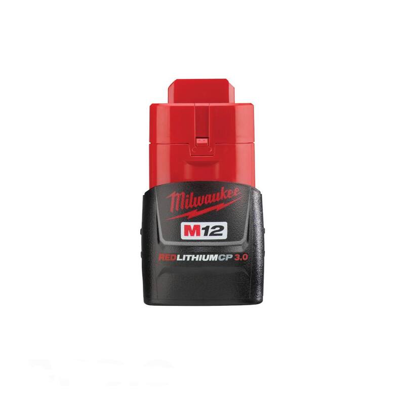 Milwaukee M12 12-Volt 3.0Ah Paquete de batería de iones de litio compacta - 48-11-2430