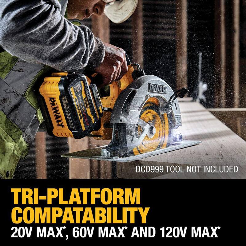 Kit de inicio DEWALT 20V MAX 6.0 Ah y 4.0 Ah con Batería FLEXVOLT 20V/60V 6.0Ah - DCB2460CWDCB606