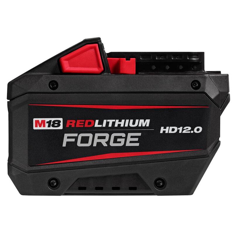 Milwaukee M18 18V Batería de iones de litio REDLITHIUM FORGE HD 12.0 Ah (paquete de 8) - 48-11-1813-x8