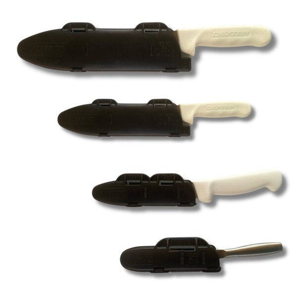 Blade Guard Knife Blade Protective Edge Guard Case for Cutlery 4PK Set Black - 2754