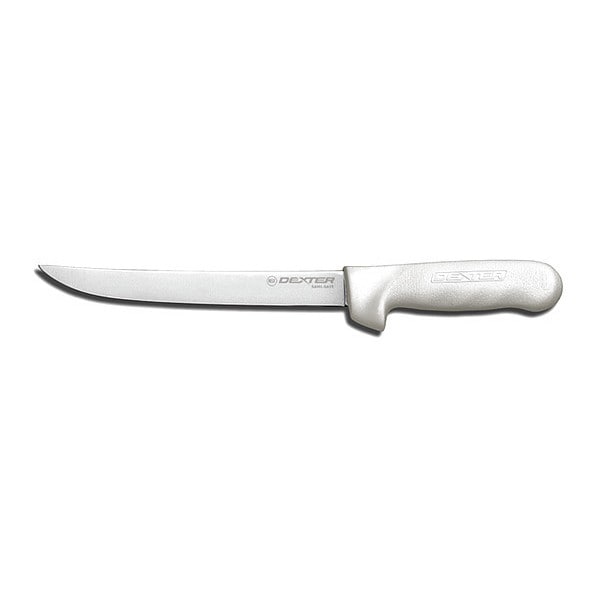 Dexter Russell Fillet Knife, Wide, 8 In, Poly, White - 10223