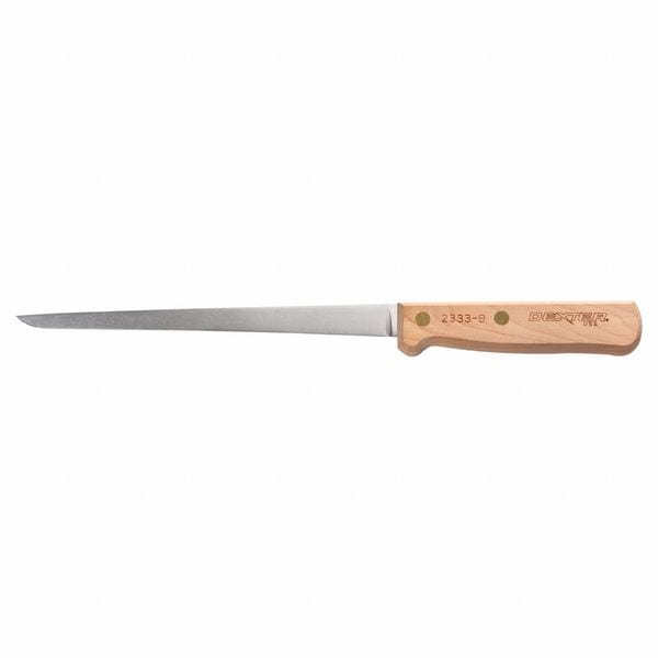 Traditional Fillet Knife, 8 in Blade, Brown Handle - 10893