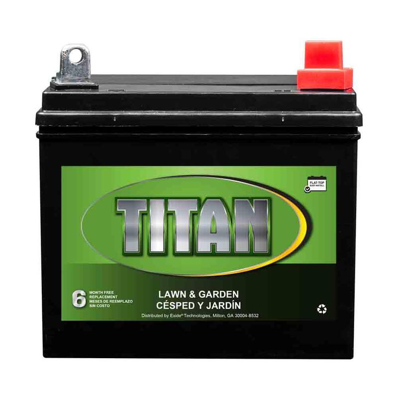Batería de tractor TITAN U1 12V 300CCA (Terminal derecho) - U1R-3T