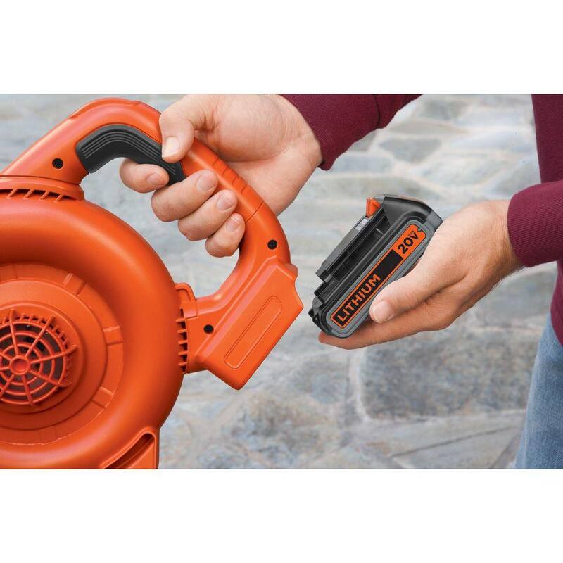 Paquete de batería de iones de litio MAX de 20V BLACK+DECKER 2.0Ah - LBXR2020