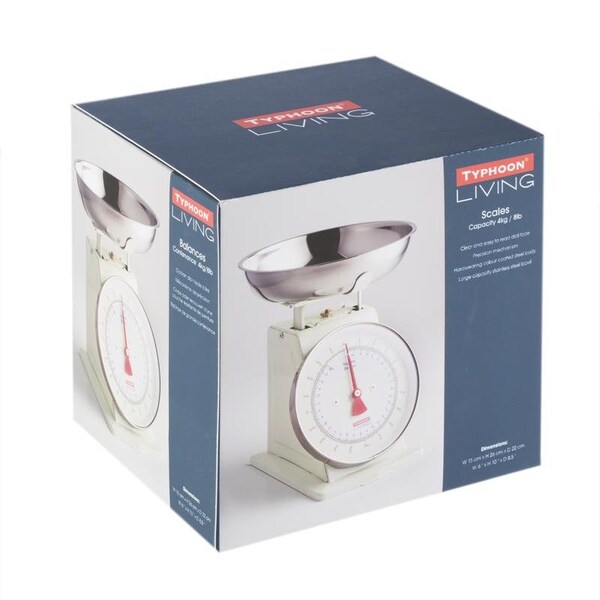 Kilner Typhoon Beige Analog Food Scale 8 lb - 1400.148