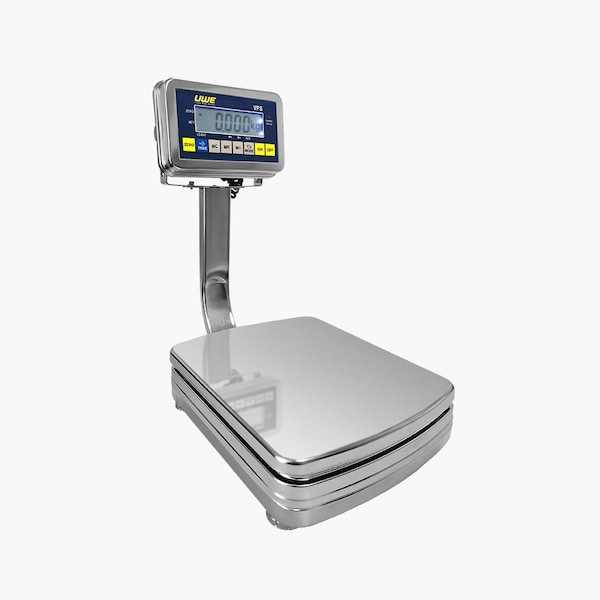 Uwe 6000 g, 1 g, Stainless Steel Portion Scale, Rechargeable Battery - VPS-6