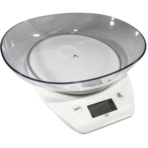 Moon Knight Optima Home Scales AT-5000 Atlas Kitchen Weight Scale with Clear Bowl - AT-5000
