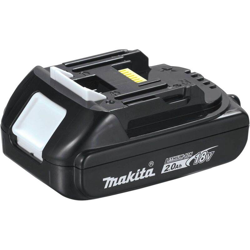Paquete de Batería Compacta de Iones de Litio de 18V LXT de Makita 2.0Ah con Indicador de Combustible - BL1820B