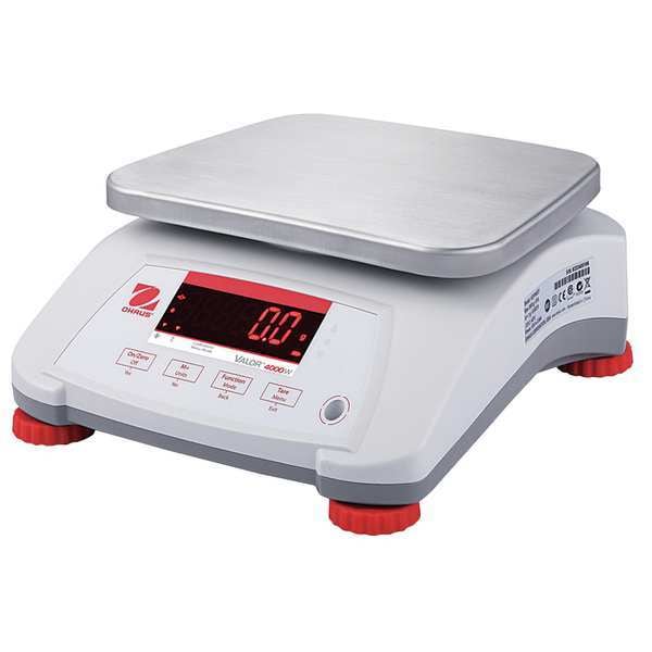 Ohaus Food Processing Scale, 0.0005kg/0.001 lb. - V41PWE15T