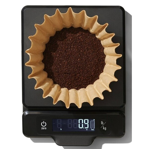 Oxo International Good Grips Food Scale with Pull Out Display, 5 lb Capacity, Backlight, Digital Display, g, oz - 11238300