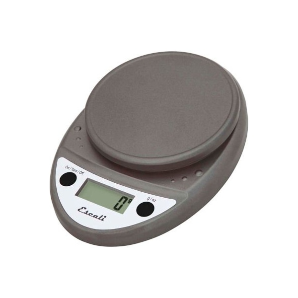Escali Escali P115M Primo Compact Digital Scale, 5000 g x 1 g, Metallic - P115M