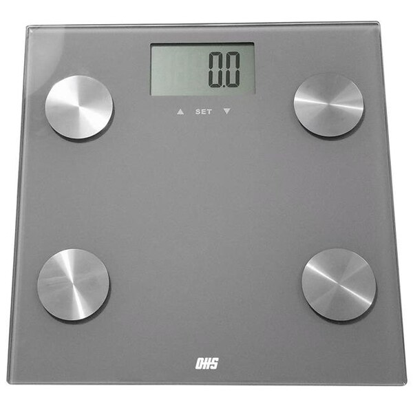Moon Knight Optima Home Scales FI-400 Figure Bathroom Body Weight Scale; Grey - FI-400
