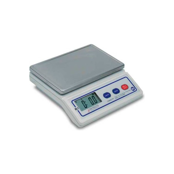 Detecto Detecto PS7 NSF Digital Portion Scale 7 lb Multi Capacity, 8" x 5" Stainless Steel Platform - PS7