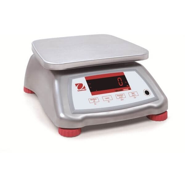 Ohaus Ohaus Valor 2000 Water Resistant Digital Scale 15lb x 0.002lb 7-1/2" x 9-1/2" Platform - 30035441