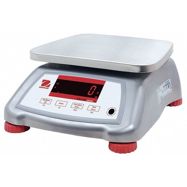 Ohaus Food Prcssng Scale, SS, 0.001kg/0.002 lb. - V22XWE3T