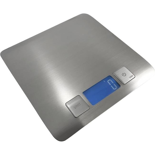 Moon Knight Optima Home Scales GA-5000 Galaxy Stainless Steel Kitchen Weight Scale; Silver - GA-5000