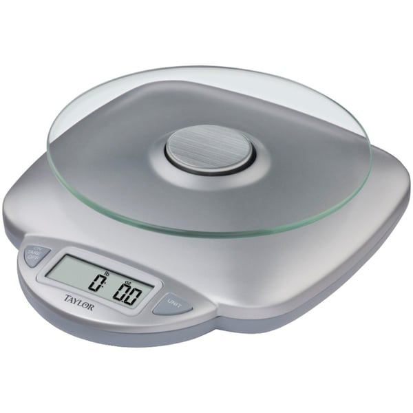 Taylor Digital 11 lb. Capacity Food Scale with 0.5" LCD Readout - 3842