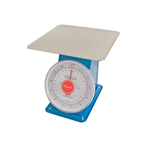 Escali Escali DS13260P Mechanical Dial Scale, 132lb x 0.5oz/60kg x 0.2g, Stainless Steel - DS13260P