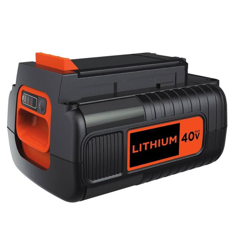 Paquete de batería de iones de litio BLACK+DECKER de 40V MAX 2.0Ah - LBX2040