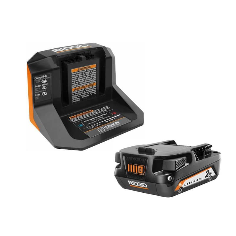 Kit de inicio de batería de iones de litio RIDGID 18V 2.0 Ah - AC9302