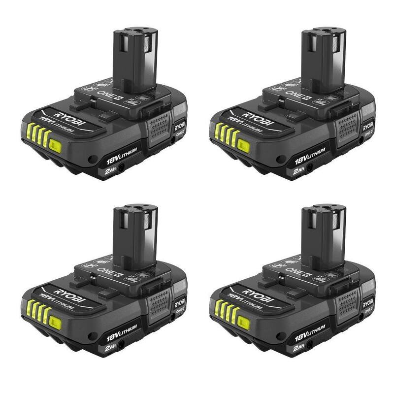 Batería compacta de iones de litio de 18V ONE+ de RYOBI (paquete de 4) - PBP2006-PBP2006