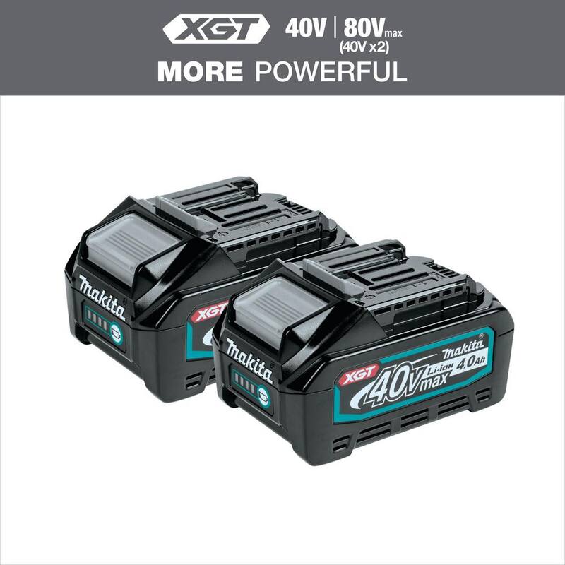 Batería Makita 40V máx XGT de 4.0Ah, paquete de 2 - BL4040-2