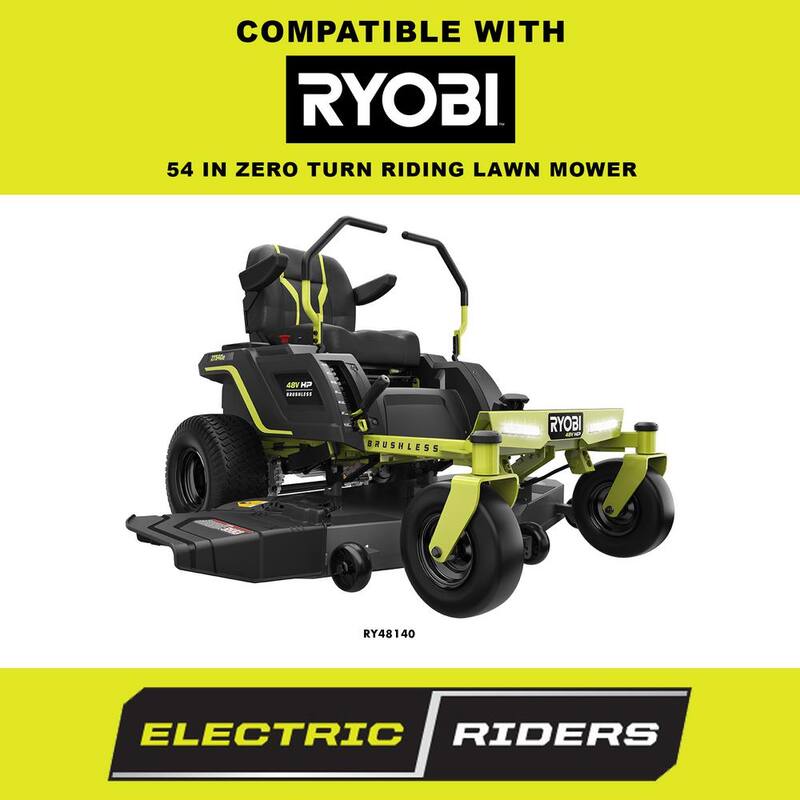 Batería de ciclo profundo de 12 voltios y 115 Ah para cortacéspedes de giro cero Ryobi - LDC12-115-G31-T de LEOCH