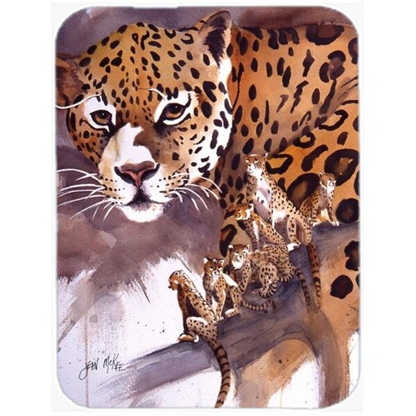 Carolines Treasures Carolines Treasures JMK1193LCB Cheetah Glass Cutting Board; Large - JMK1193LCB