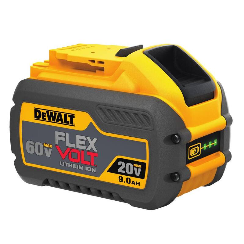 Paquete de baterías de iones de litio DEWALT FLEXVOLT 20V/60V MAX de 9.0 Ah (paquete de 3) - DCB609-3