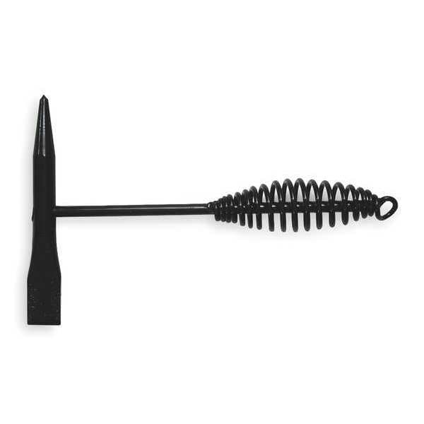 Westward 5 oz. Chipping Hammer, 1 in L Blade, 11 in L Steel Handle - 2DBU9
