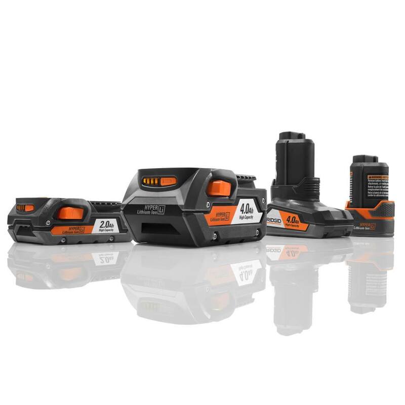Paquete de batería de iones de litio RIDGID de 12 voltios y 2.0 Ah - AC82049
