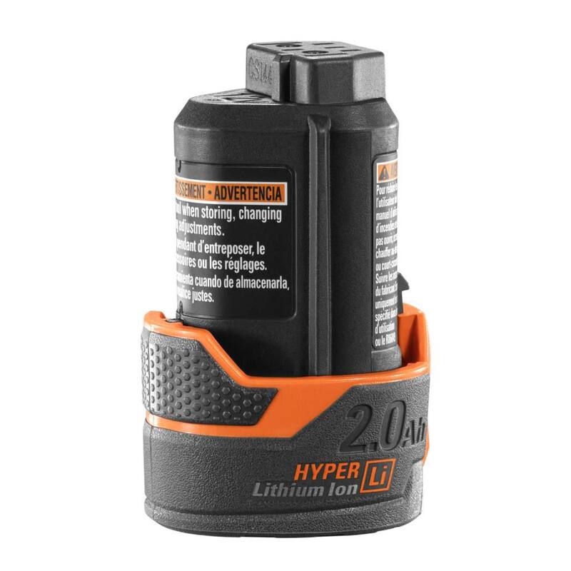 Paquete de batería de iones de litio RIDGID de 12 voltios y 2.0 Ah - AC82049