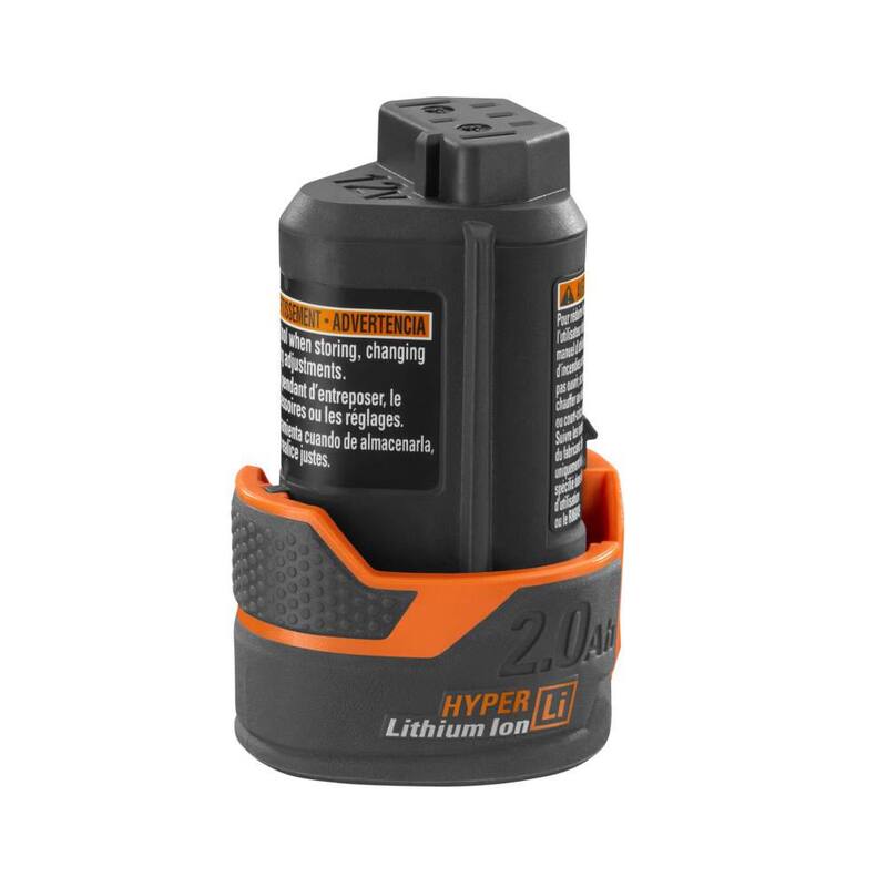 Paquete de batería de iones de litio RIDGID de 12 voltios y 2.0 Ah - AC82049